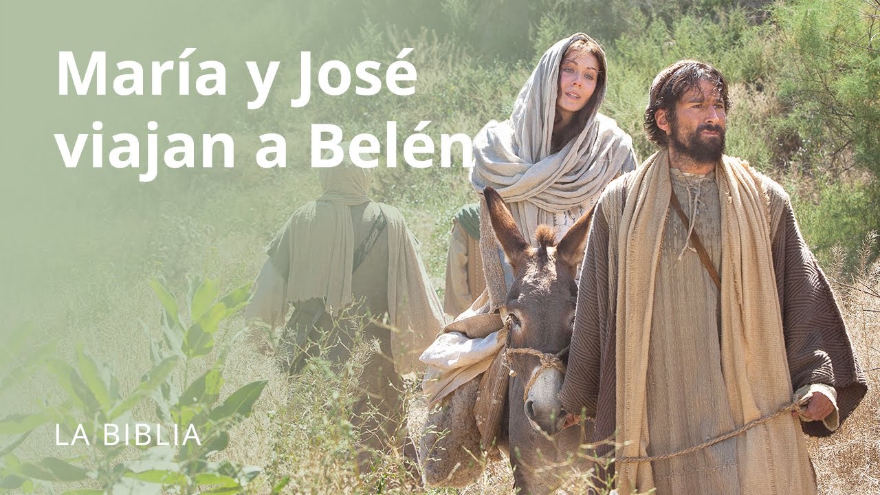 María y José suben hasta Belén