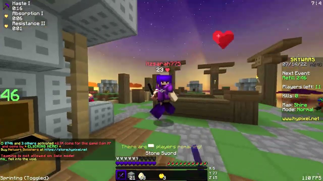 finally beat lifelong in skywars