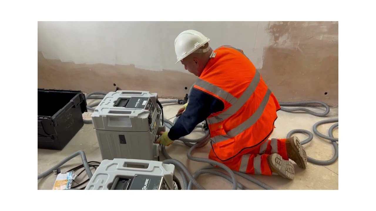 Unlocking Efficiency: Commercial wall Injection Drying of Three Blocks of Flats
