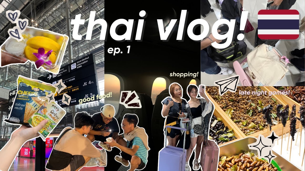 Pentagon Goes to Bangkok! 🇹🇭🛺 thai foods, pratunam, sevel, Jodd Fairs ✨ | ep. 1