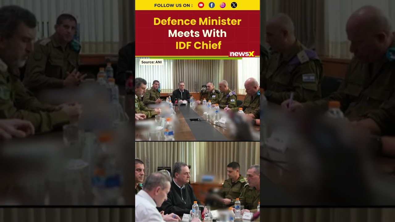 Israel&rsquo;s Defence Minister Katz meets IDF Chief amid Operation Lion&rsquo;s Roar on Iran #iranian