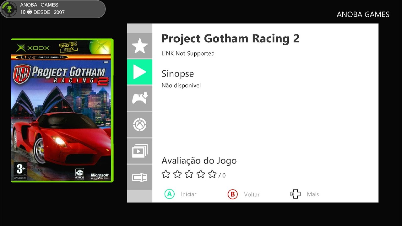 Project Gotham Racing 2 de Xbox Clássico (Xbox 360)