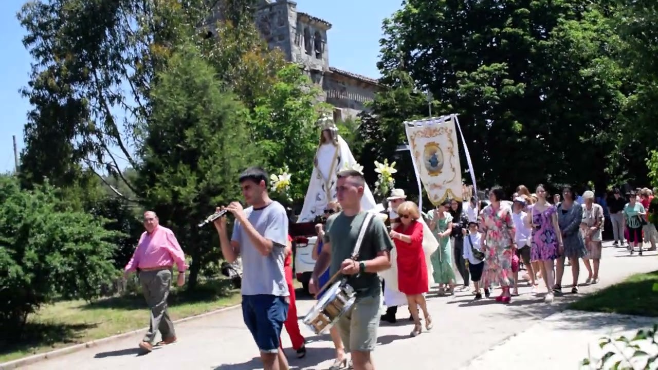 Mambrillas de Lara (Burgos)  Procesión de San Juan 2023