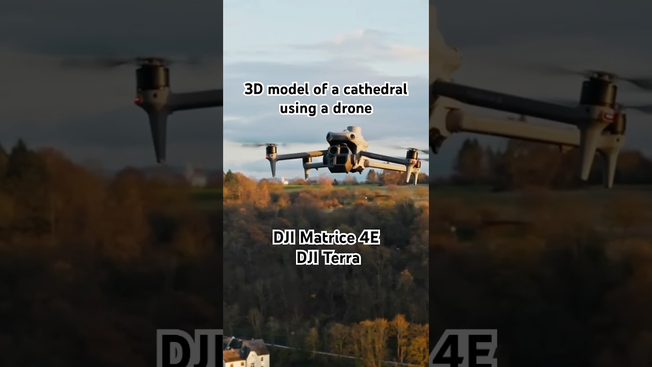 Creating a 3D model of a cathedral using a drone ⛪️  DJI Matrice 4E, DJI Terra 🎬@f7digitalgmbh