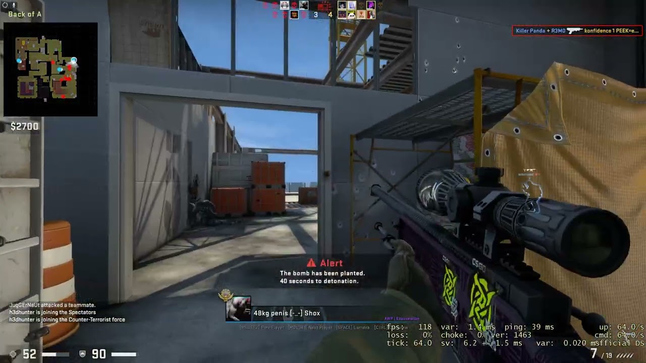 shox knife panda #csgo #fails #funny