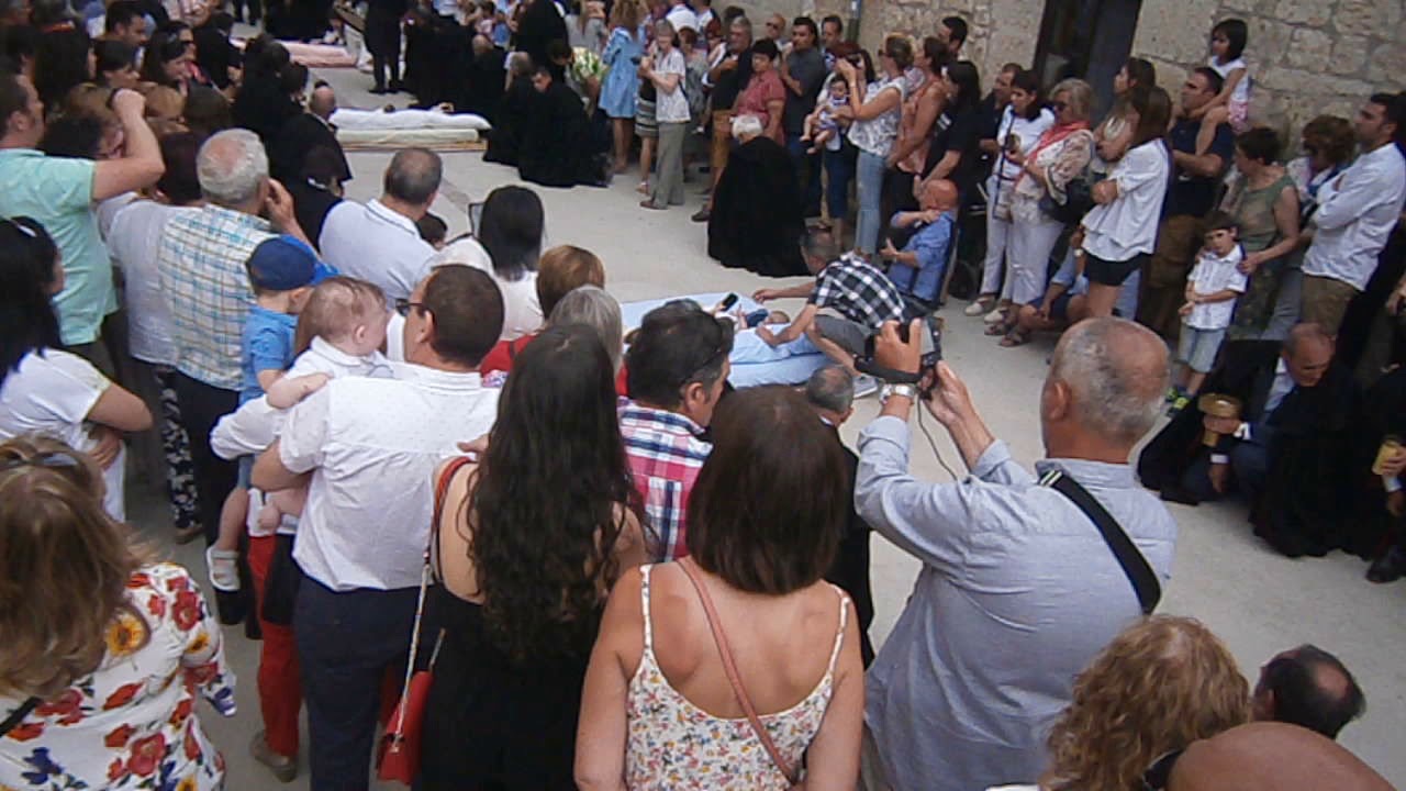 Triple salto de los Colachos de Castrillo de Murcia 2019 en Burgos