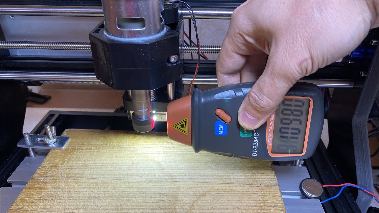 Настройка оборотов шпинделя на CNC 3018 Pro. Замер реальных оборотов. Осциллограммы.