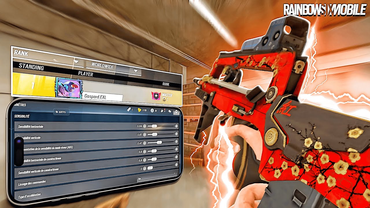 #1 WORLD SETTINGS in Rainbow Six Mobile - Gaspard.EXL