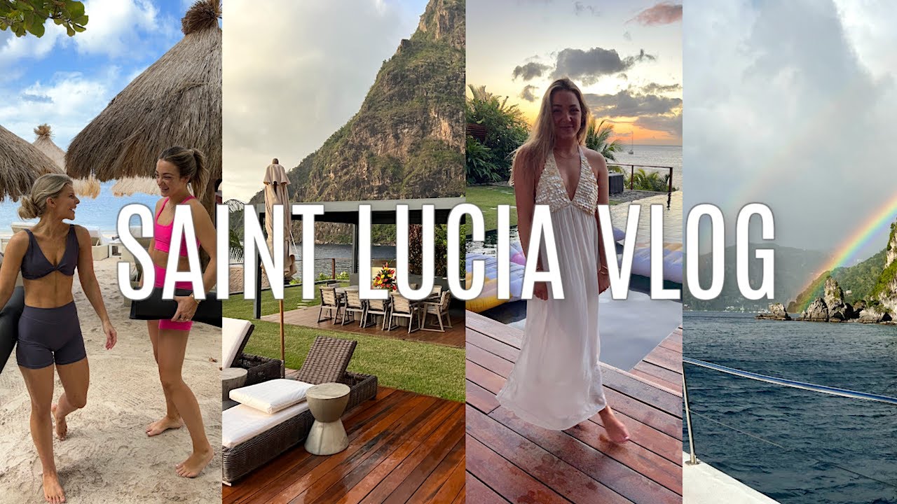 ST LUCIA VLOG: mud baths, sunset cruise, beach residence, + more !