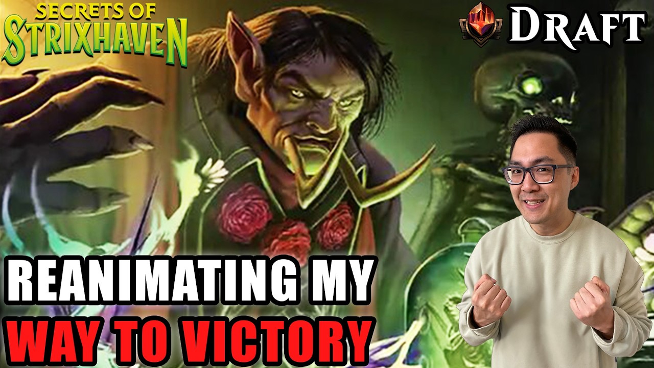 Reanimating My Way To Victory | Secrets Of Strixhaven Draft | MTG Arena