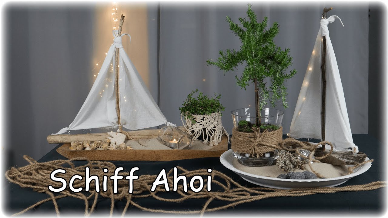 Sommer Dekoideen | DIY Schiff⛵| Ein bisschen Urlaub für daheim🏡