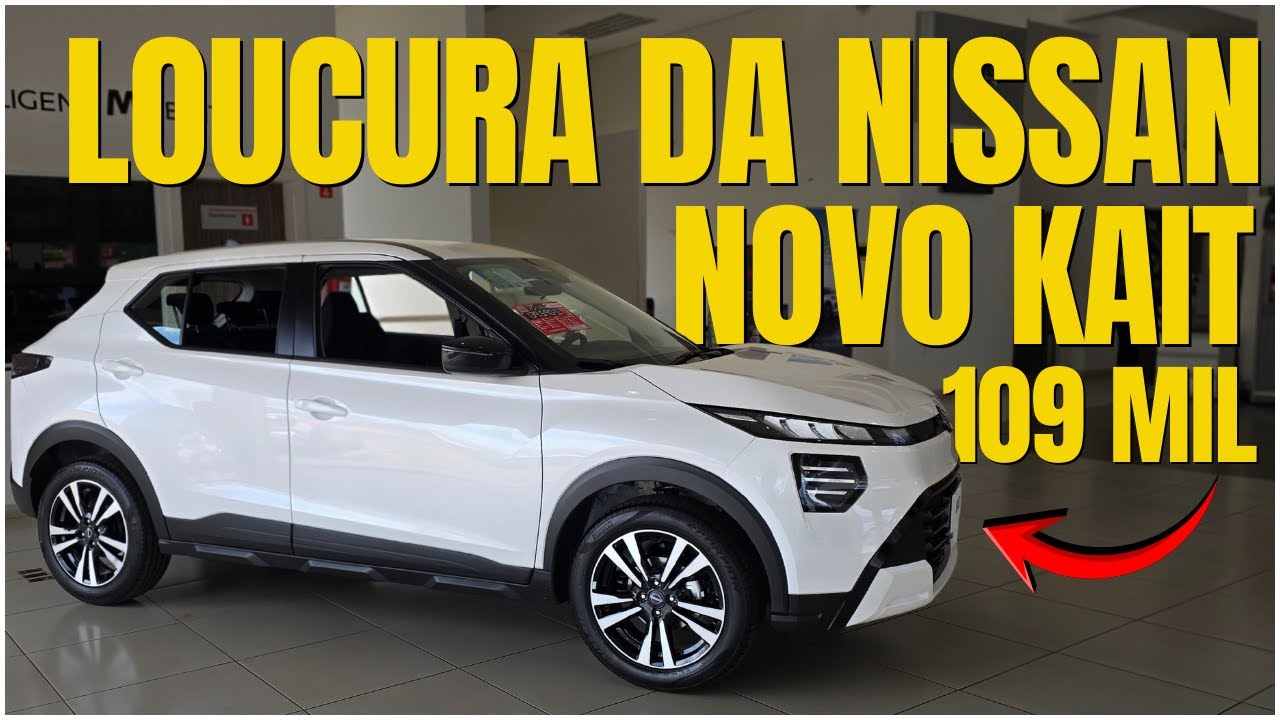 INACREDITÁVEL! NOVO NISSAN KAIT SENSE POR R$ 109.990 PARA PCD 😱 | SUV SURPREENDE
