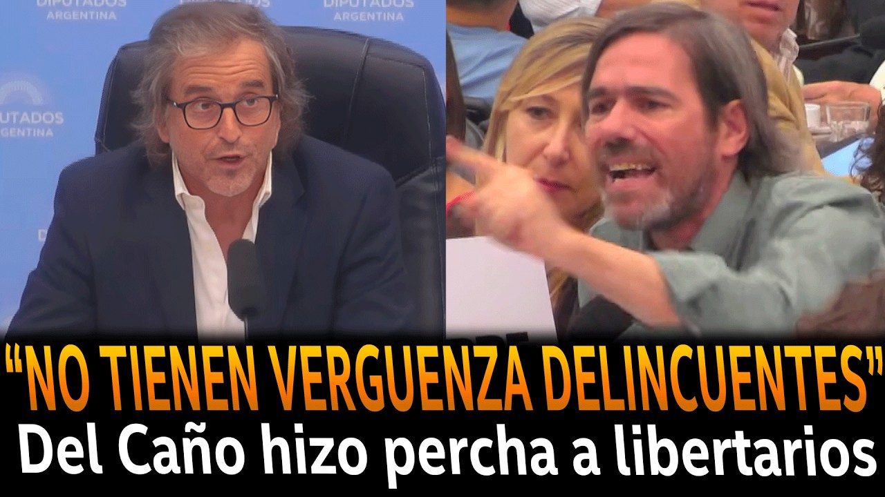 DEL CAÑO les dijo de todo en la cara a los LIBERTARIOS en diputados