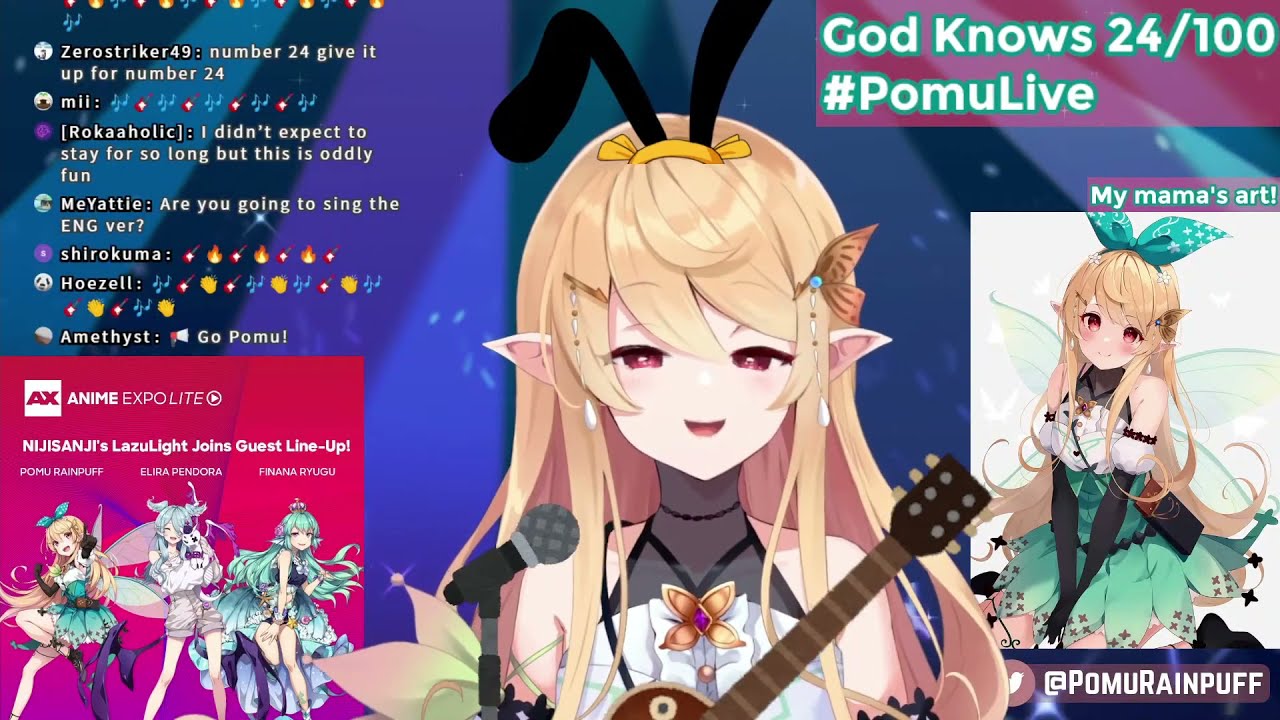Pomu sings God Knows but it changes every 2.8 seconds