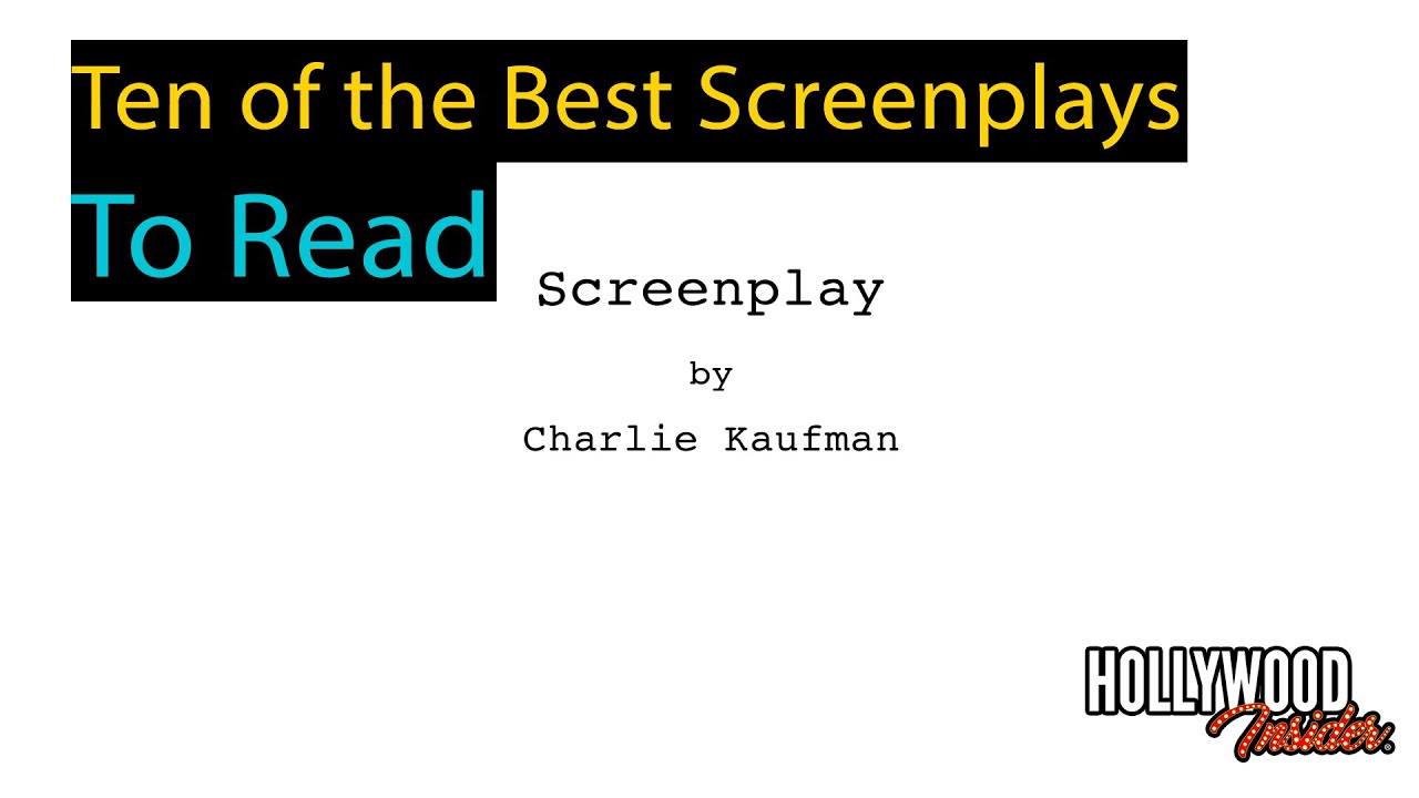 Top 10 Best Screenplays to Read