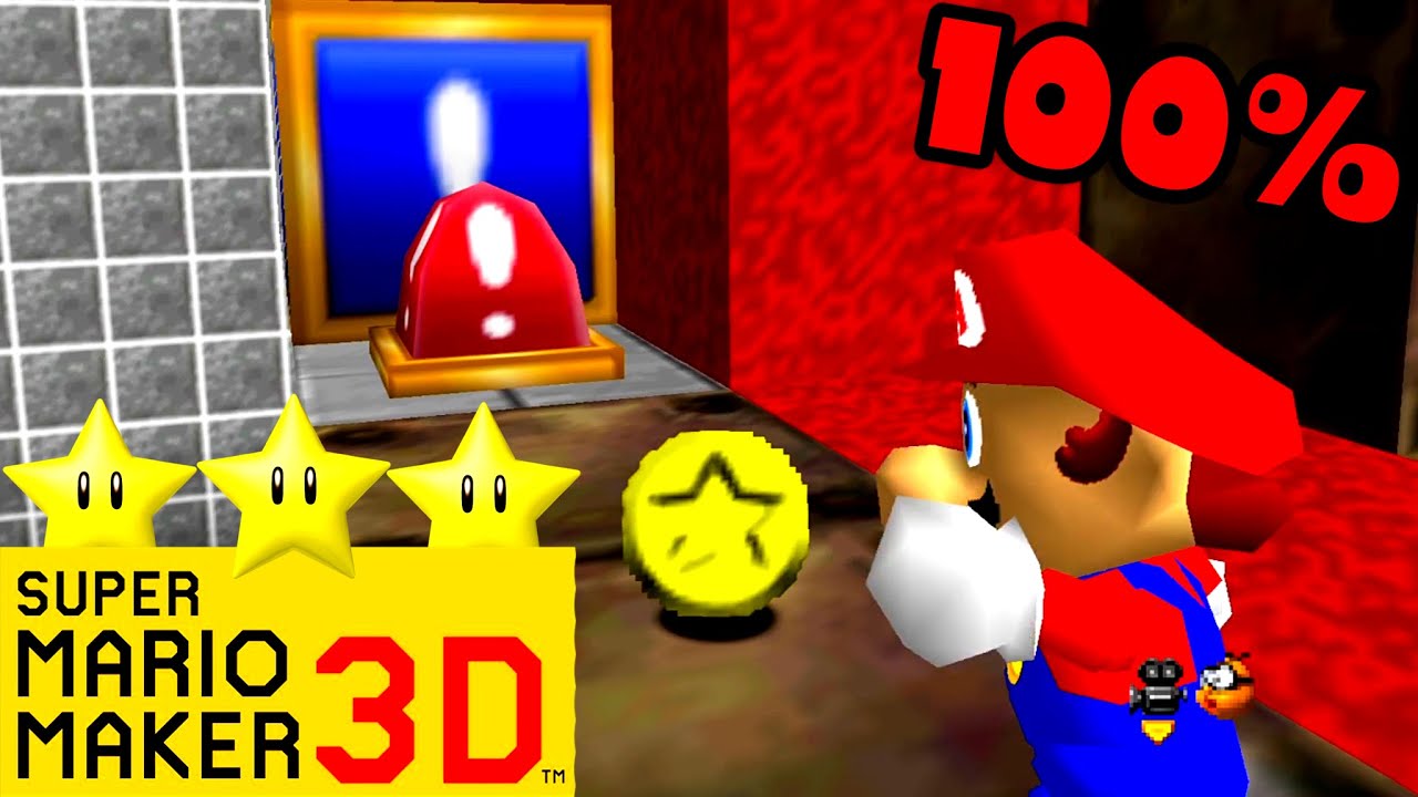 Mario Builder 64 🔨 Ascent by rovertronic 🔨 100% Walkthrough