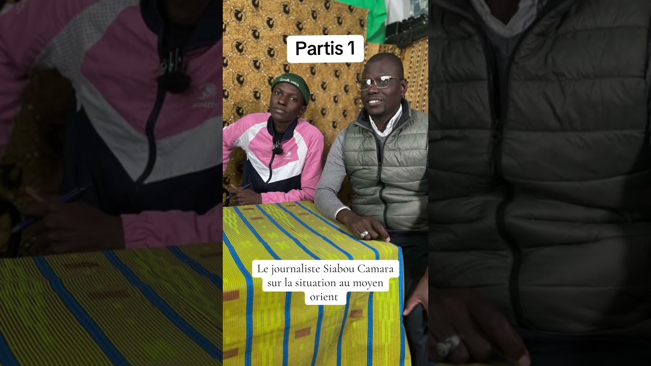 Siabou Camara nous analyse la situation ASA-Esrael -IRAN