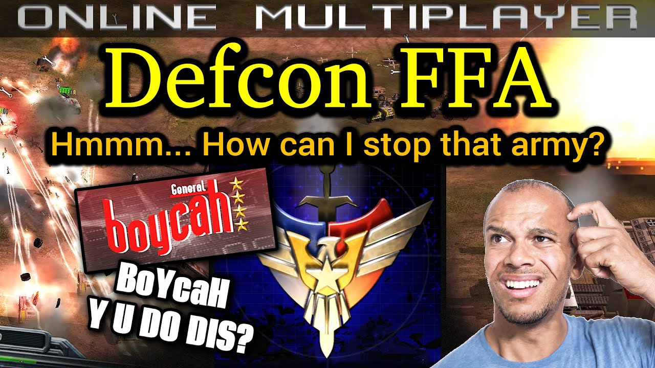 Defcon FFA - USA - Pro Rules | C&C Generals Zero Hour | No Commentary