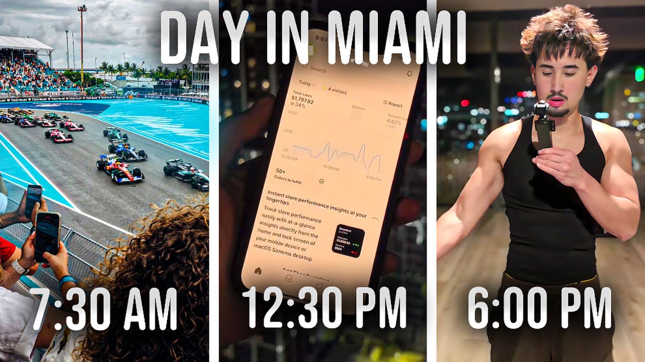 Day in the life of a 19 y/o dropshipper in Miami
