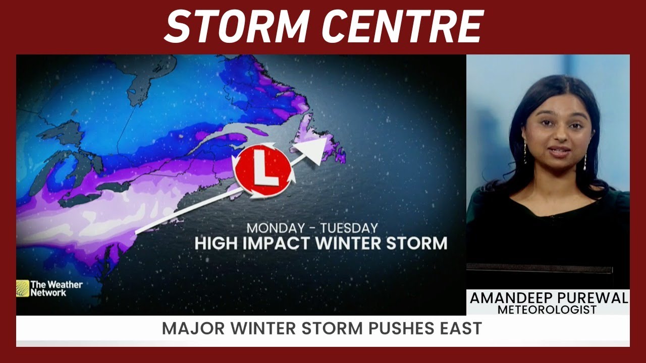 Tracking the High-Impact Winter Storm Targetting Atlantic Canada | #forecast