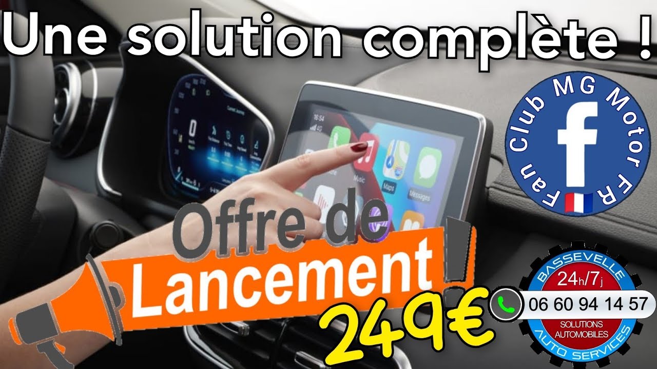 Présentation approfondie du boîtier Android sans fil pour les véhicules MG, tout les modèles...