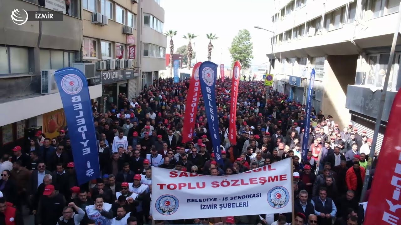 İzBB’de çalışan Belediye-İş üyesi işçiler iş bıraktı: Sadaka değil toplu sözleşme istiyoruz!