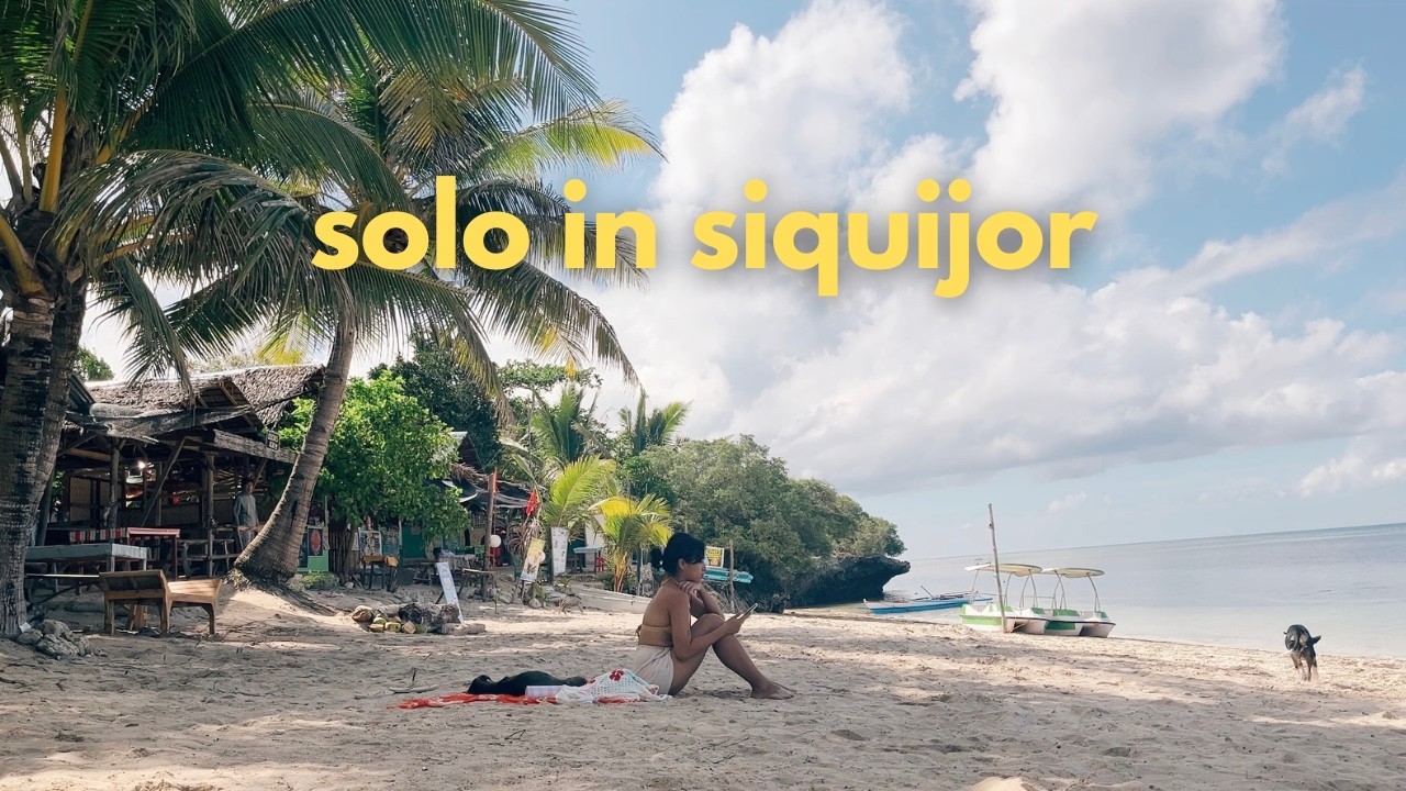 siquijor travel vlog 2025 | solo travel in siquijor for 5 days🏝️