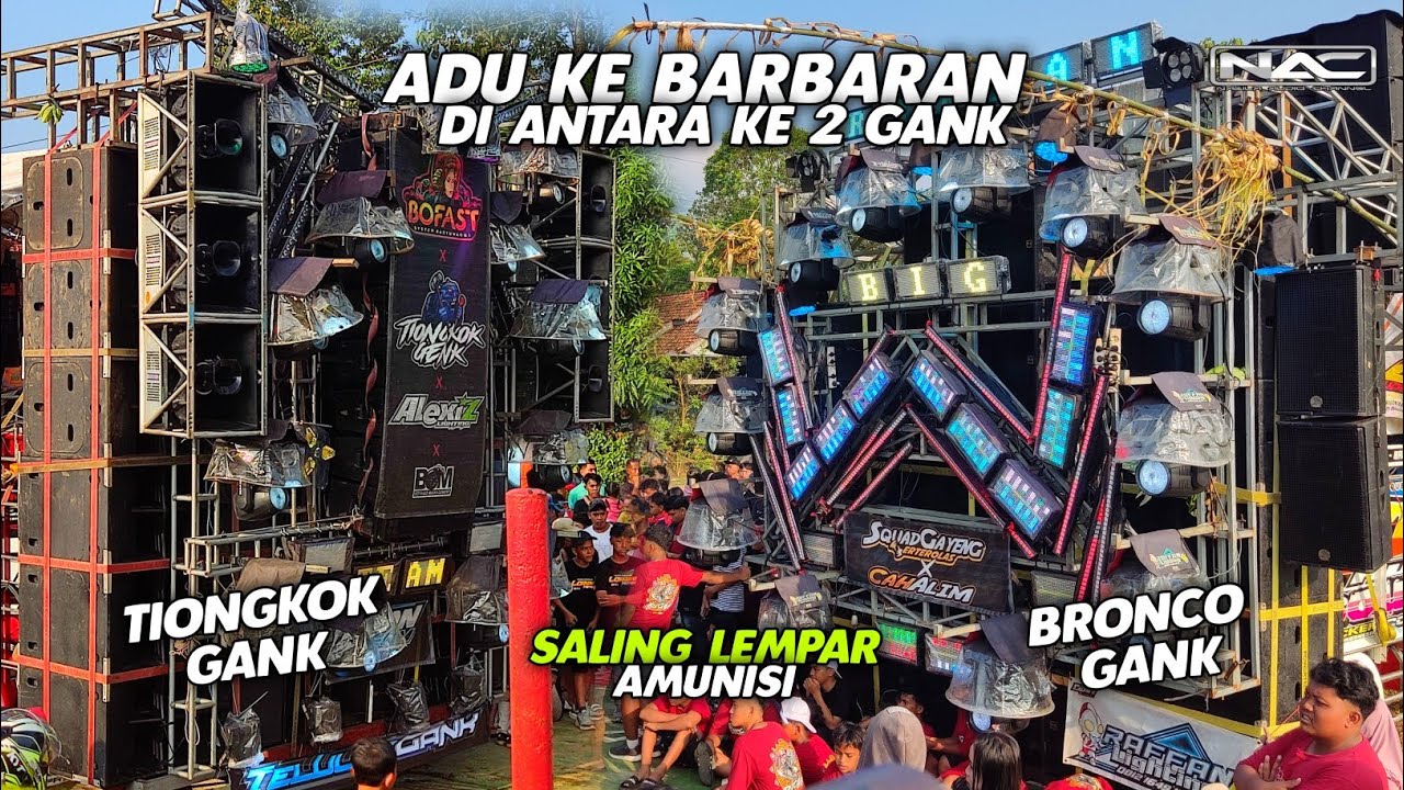 ADU KEBARBARAN DI ANTARA KE 2 GANK||bofast x bigw sound besty bunyi bareng||karnaval klepu jepara.!!