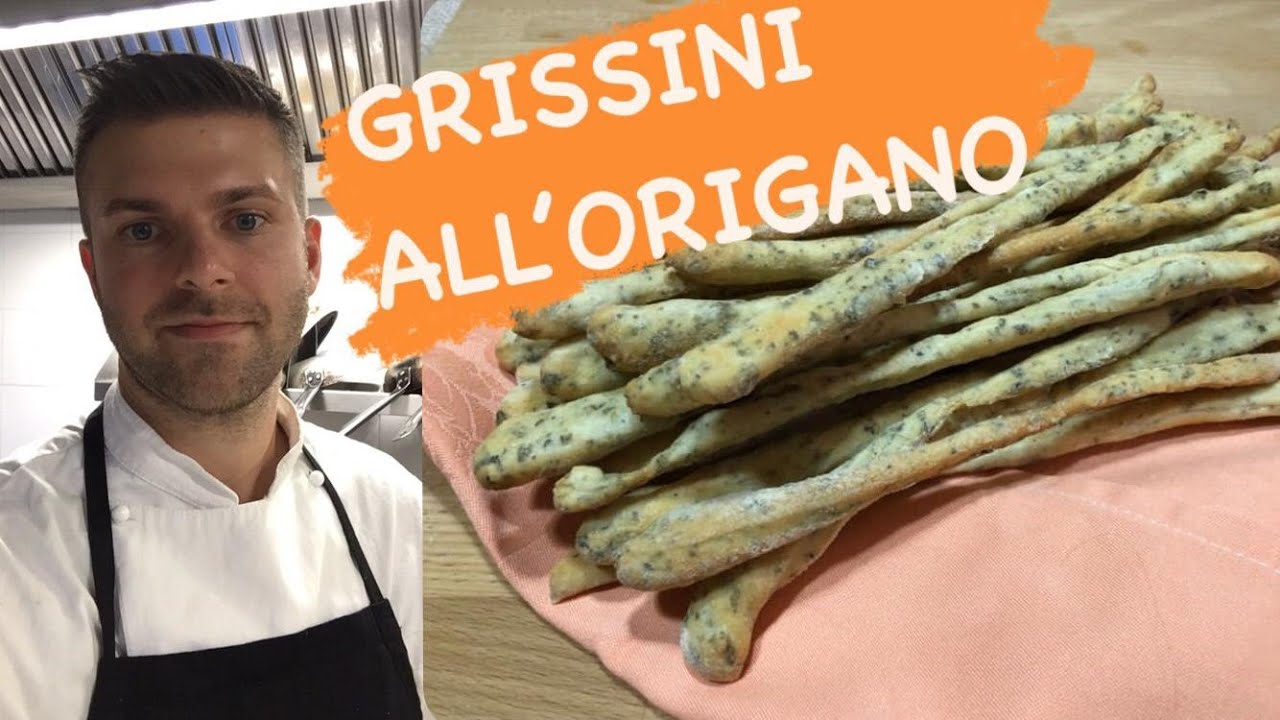GRISSINI PIEMONTESI ALL'ORIGANO, ricetta tipica torinese