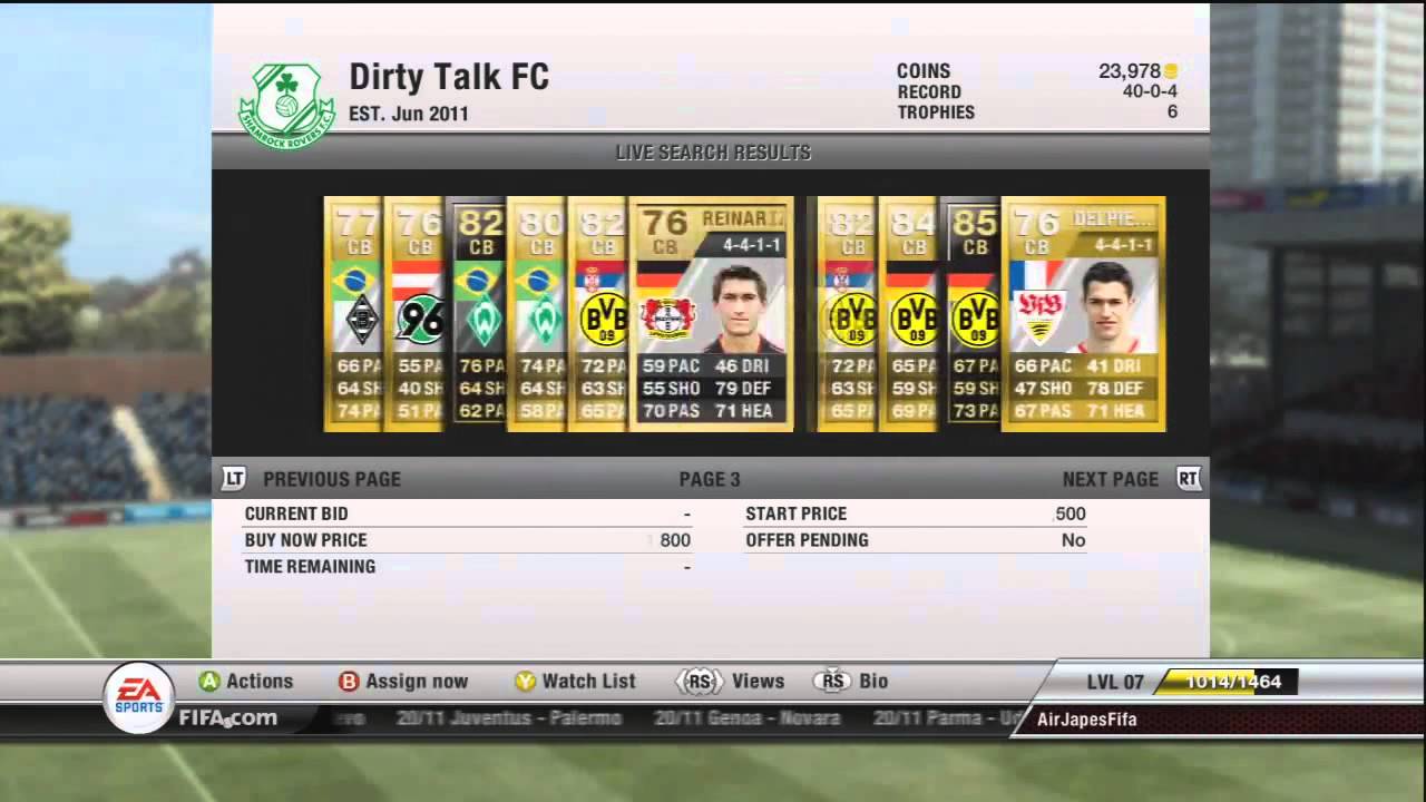 FIFA 12 Road To Glory Ep.14 - Ultimate Team - with AirJapesFifa