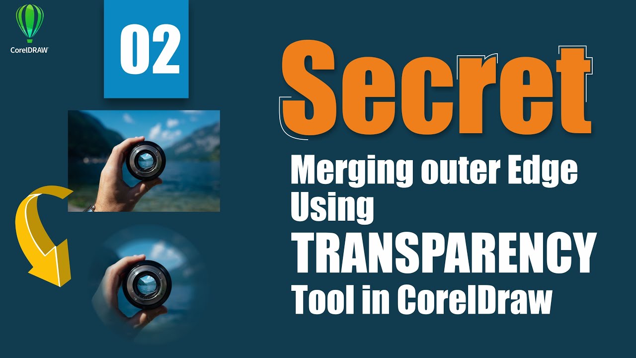 Coreldraw Secrets Shortcut and Commands | CorelDraw Tutorial | 02 | Transparency tool in CorelDraw