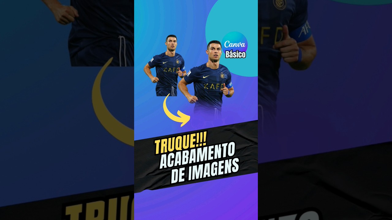 Truque 😱 Como deixar sua imagem com um acabamento bom no Canva! #canva #design #dicasdecanva
