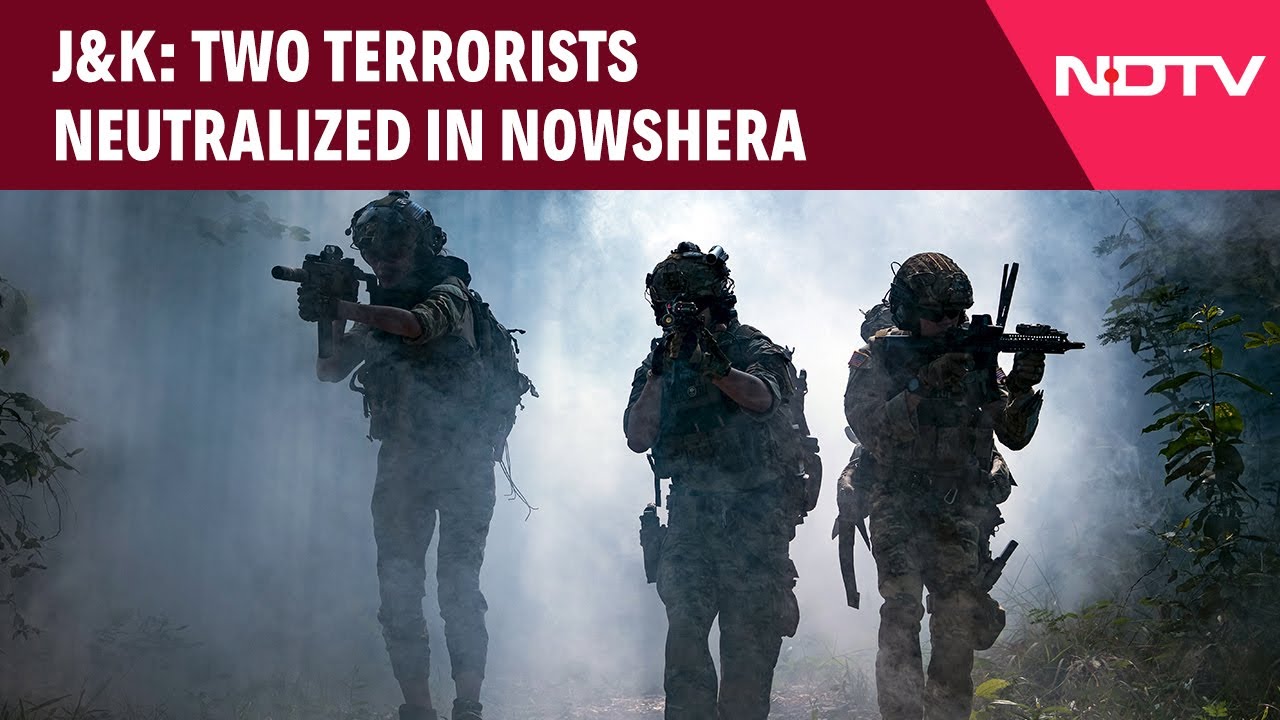 Jammu And Kashmir | J&K: Two Terrorists Neutralized In Nowshera; Search Operation Underway