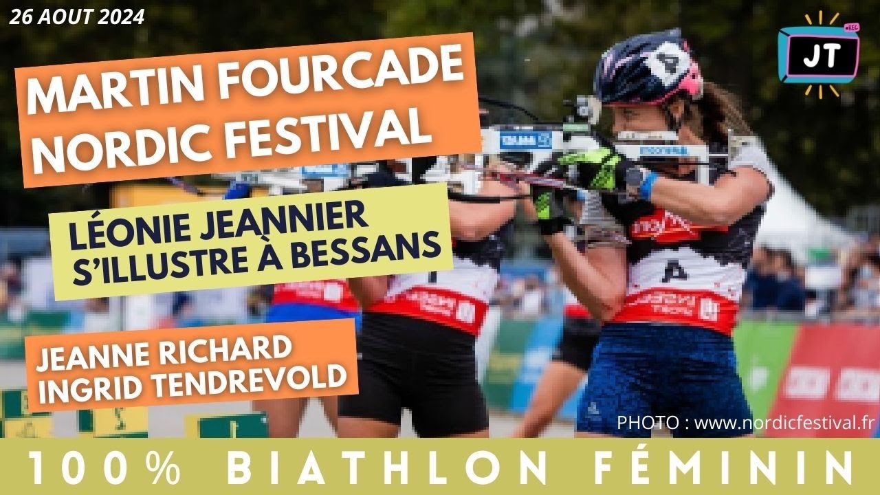 Martin Fourcade Nordic Festival | L&eacute;onie gagne Biathlon Contest Bessans| JT du 26 aout 2024