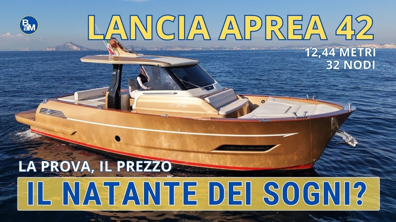 LANCIA APREA 42, il natante XL di 12 metri con due cabine vere. TEST e prezzo