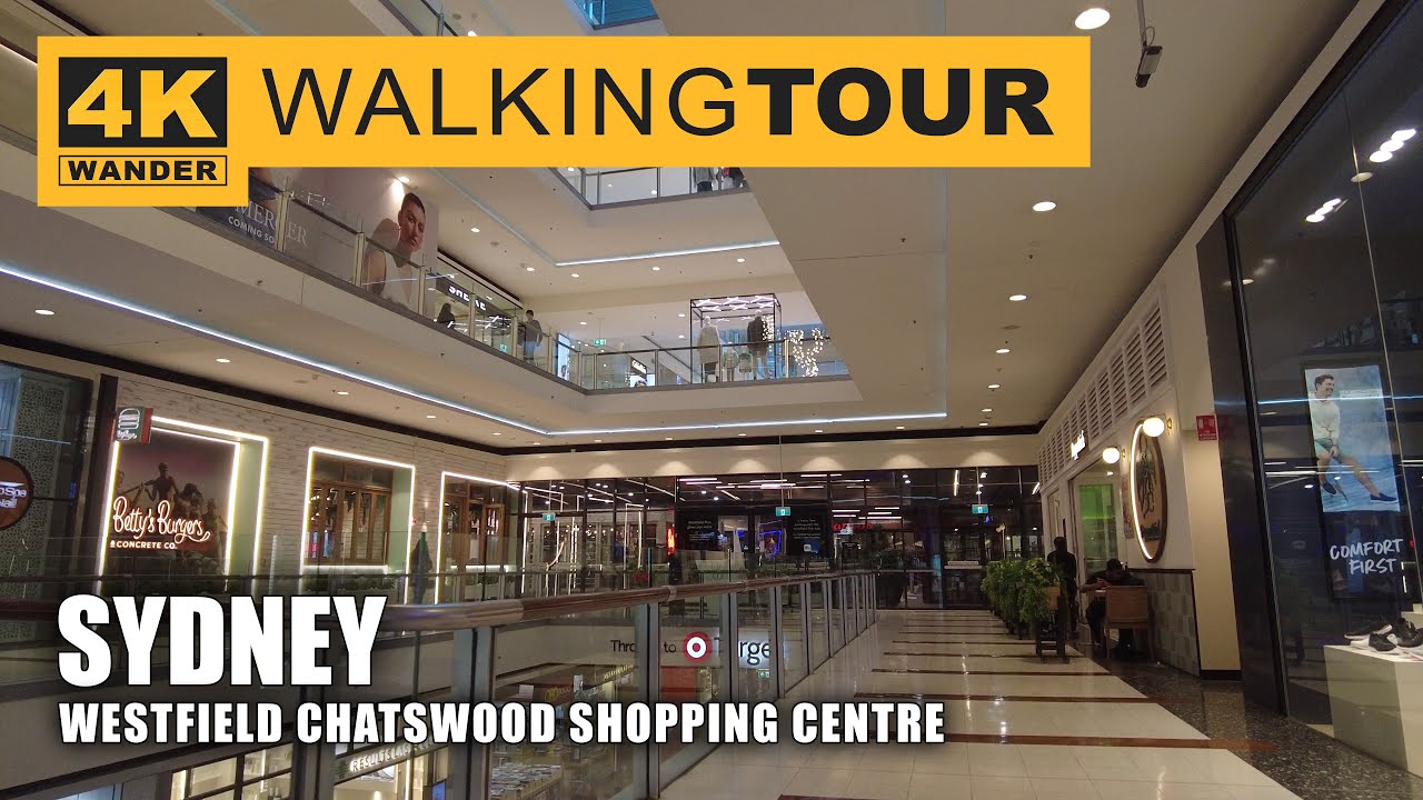 Westfield Chatswood Shopping Centre Walking Tour in Sydney, Australia (4K 60fps)