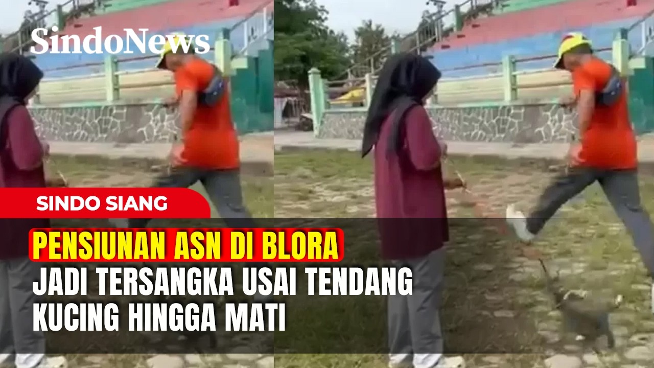 Pensiunan ASN di Blora Jadi Tersangka Usai Tendang Kucing Hingga Mati | Sindo Today | 14/02