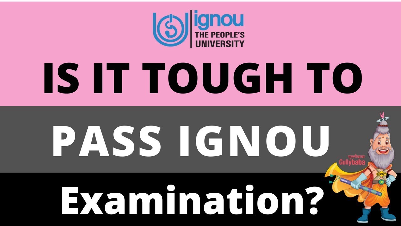 Is it tough to pass IGNOU Examination?