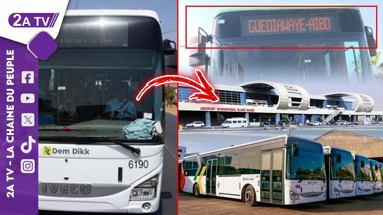 Du lourd ! Dakar Dem Dikk inaugure sa ligne AIBD-GUEDIAWAYE