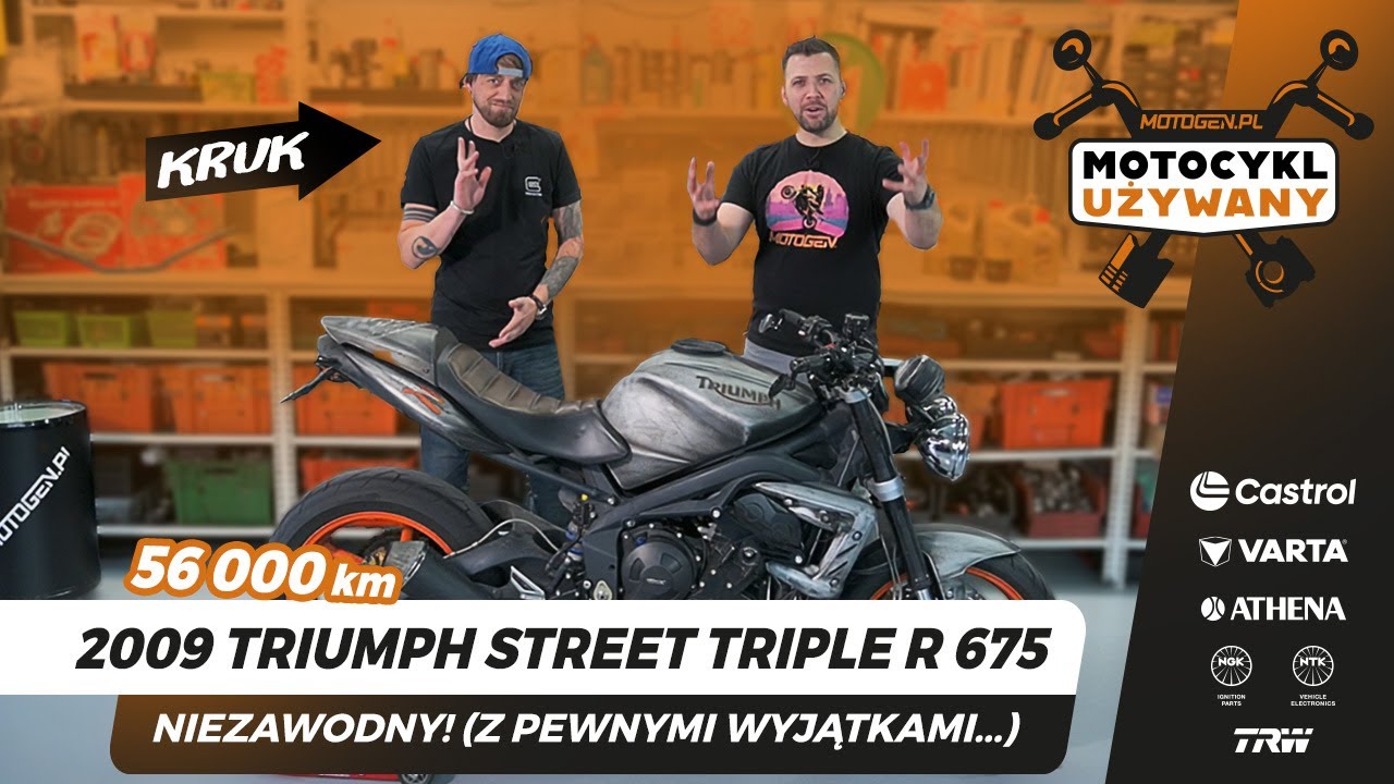 2009 Triumph Street Triple R 675 jako MOTOCYKL UŻYWANY po 56 000 km - zalety, wady, serwis i opinia