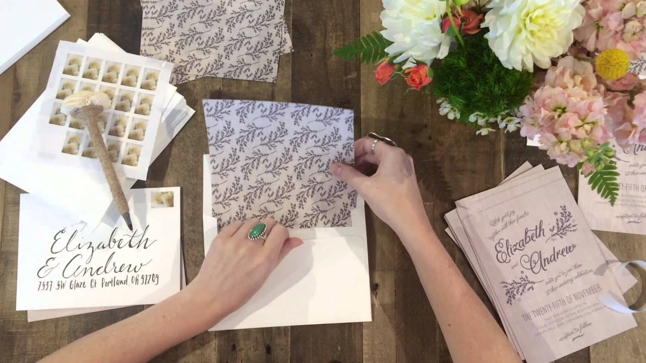 How To Assemble Envelope Liners with Elli com