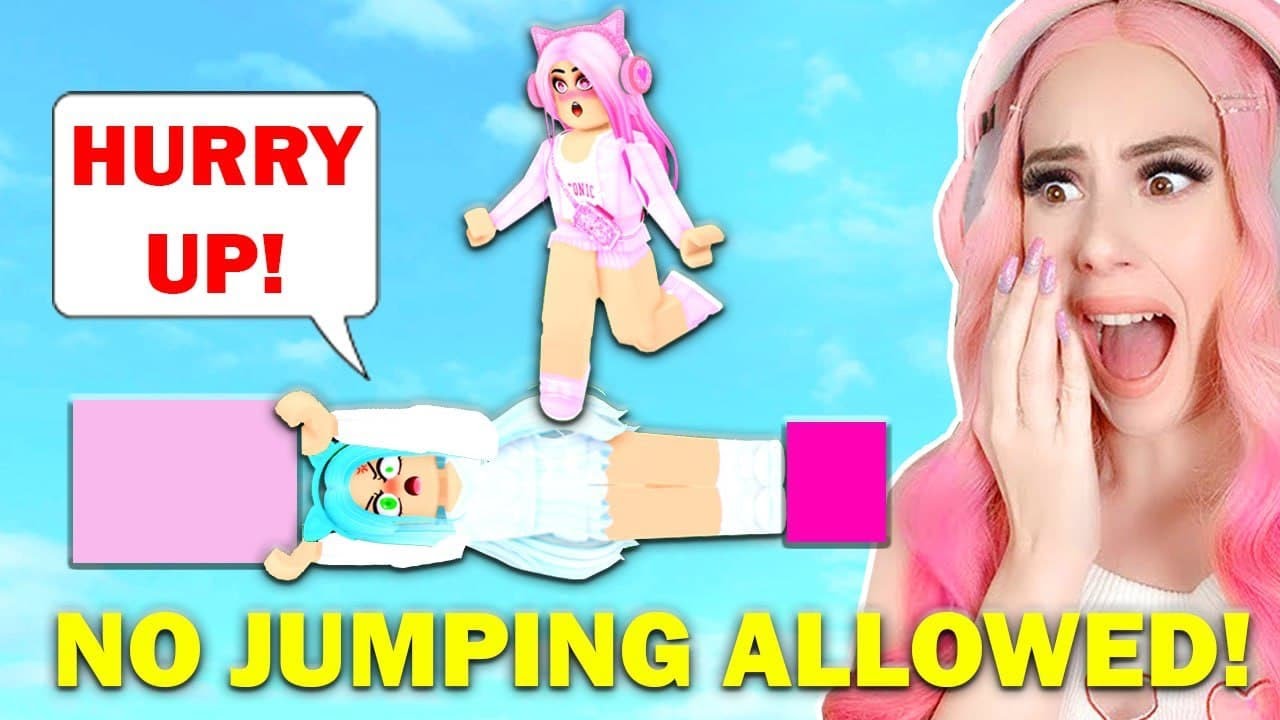 Мы играли в ROBLOX OBBY, где нельзя прыгать... *ОЧЕНЬ СЛОЖНО*