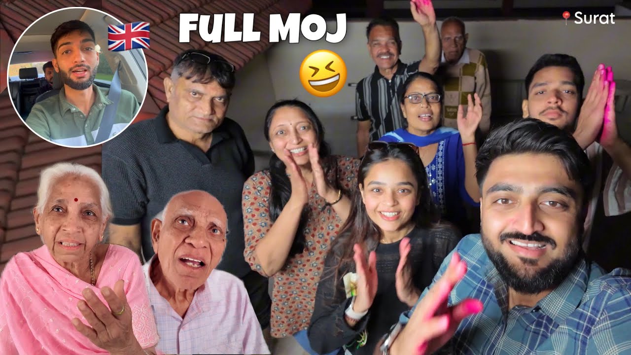 Diravi na Baa-Dada ni Full Comedy ane Garba ni Moj😍 Surat ma jalsa padi gaya !! 