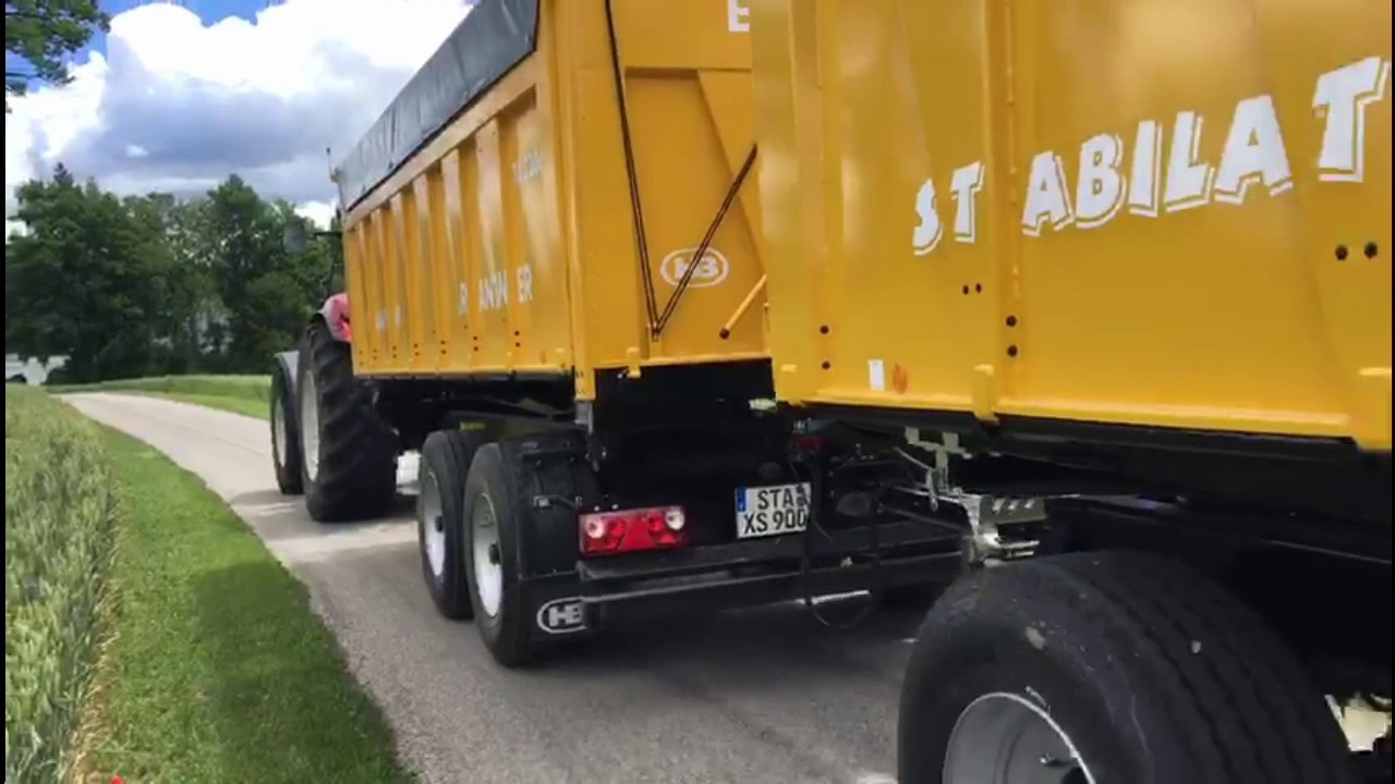 Brantner Fahrzeugbau Stabilator Zug in Sonderlackierung im Einsatz