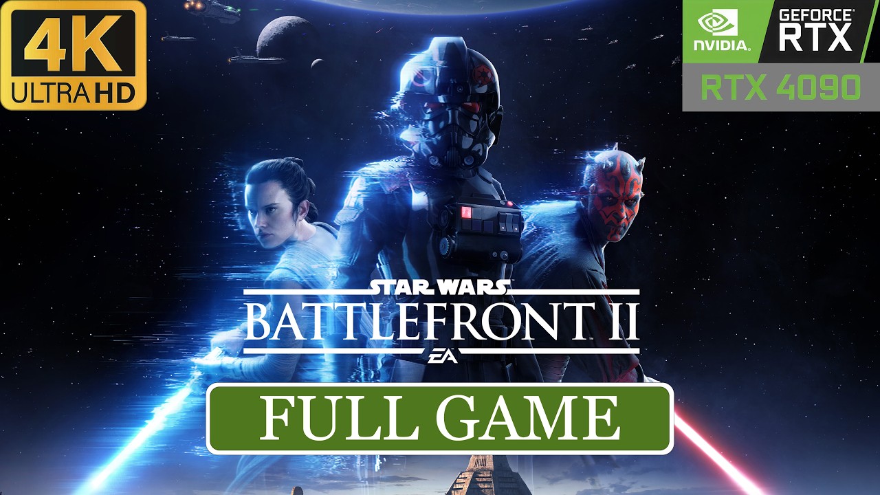 Star Wars Battlefront 2 (2017) - Full Game Walkthrough [RTX 4090 4K 60FPS] -No Commentary