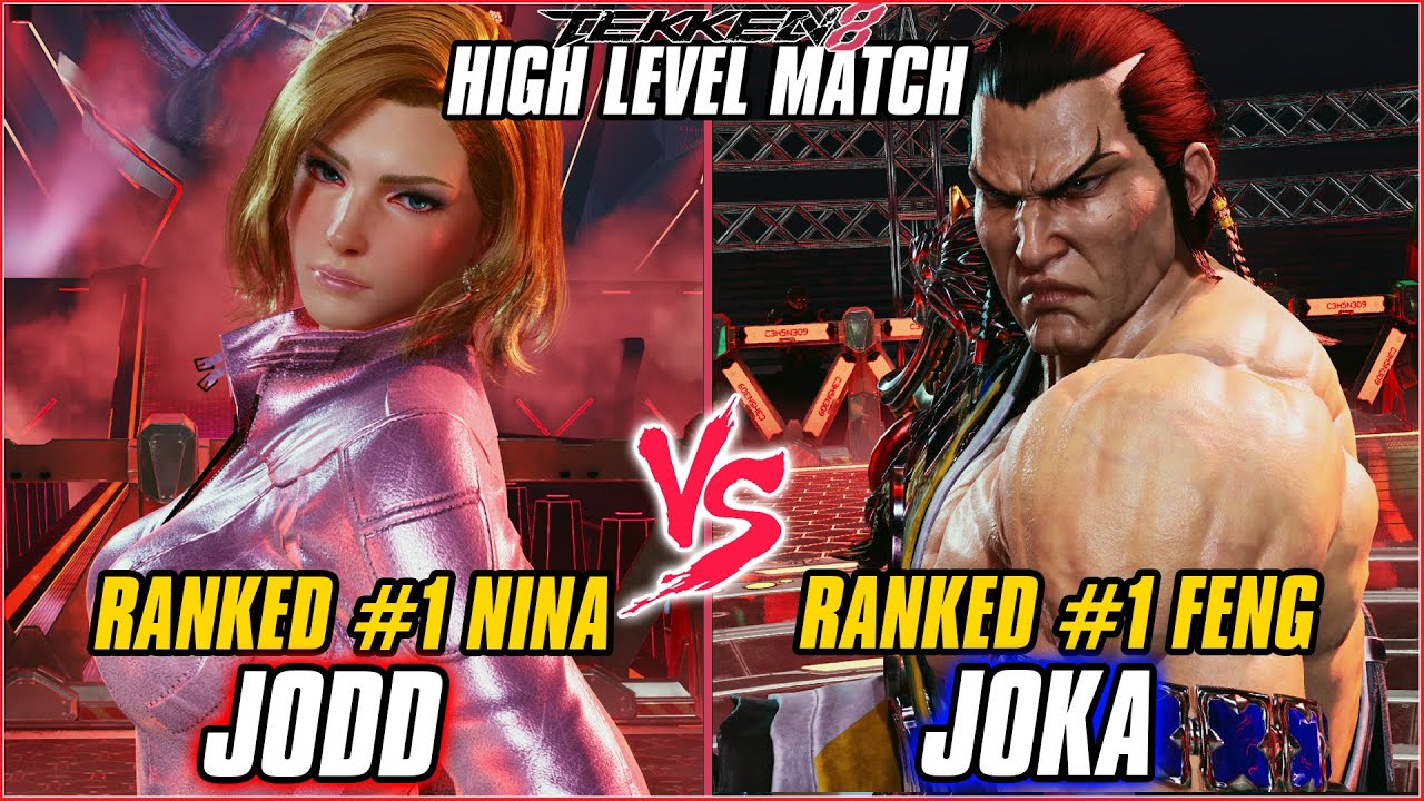 TEKKEN 8 ▰ JODD (#1 Ranked Nina) vs JOKA (#1 Ranked Feng) ▰ T8 HIGH LEVEL GAMEPLAY