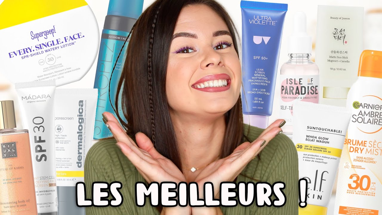 MES INDISPENSABLES D’ETE (solaires, auto bronzants…)