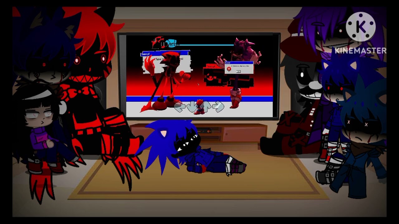 ★|| EXEs react to Fatality INVASION MIX. ||★