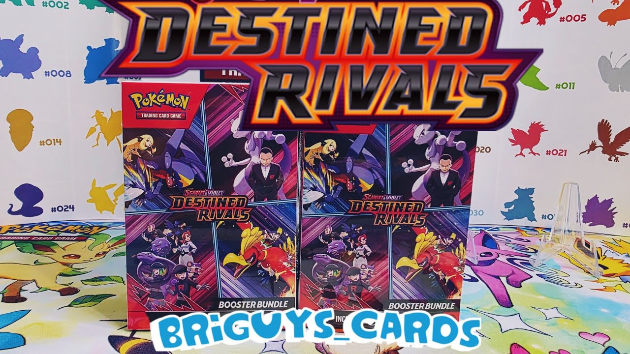 Pokemon Scarlet & Violet: Destined Rivals 2 Booster Bundle Opening!
