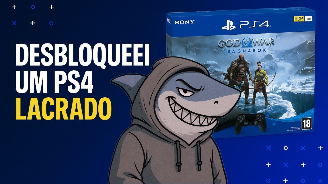 COMPREI UM PS4 LACRADO SÓ PRA DESBLOQUEAR | Unboxing